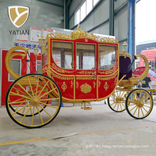 Deluxe Horse Carriage Manufacturer Royal Horse Drawn Carriage for Sale